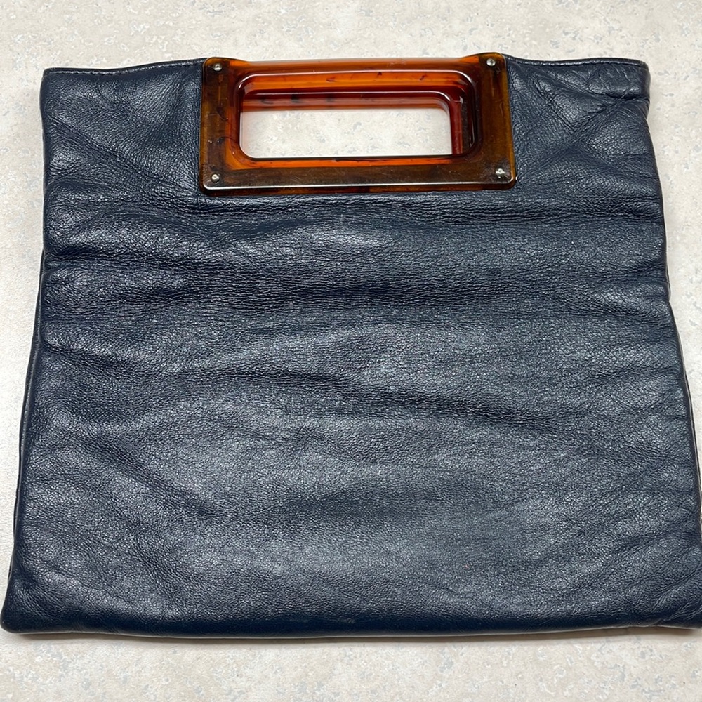 Vintage Leather Bag/Clutch